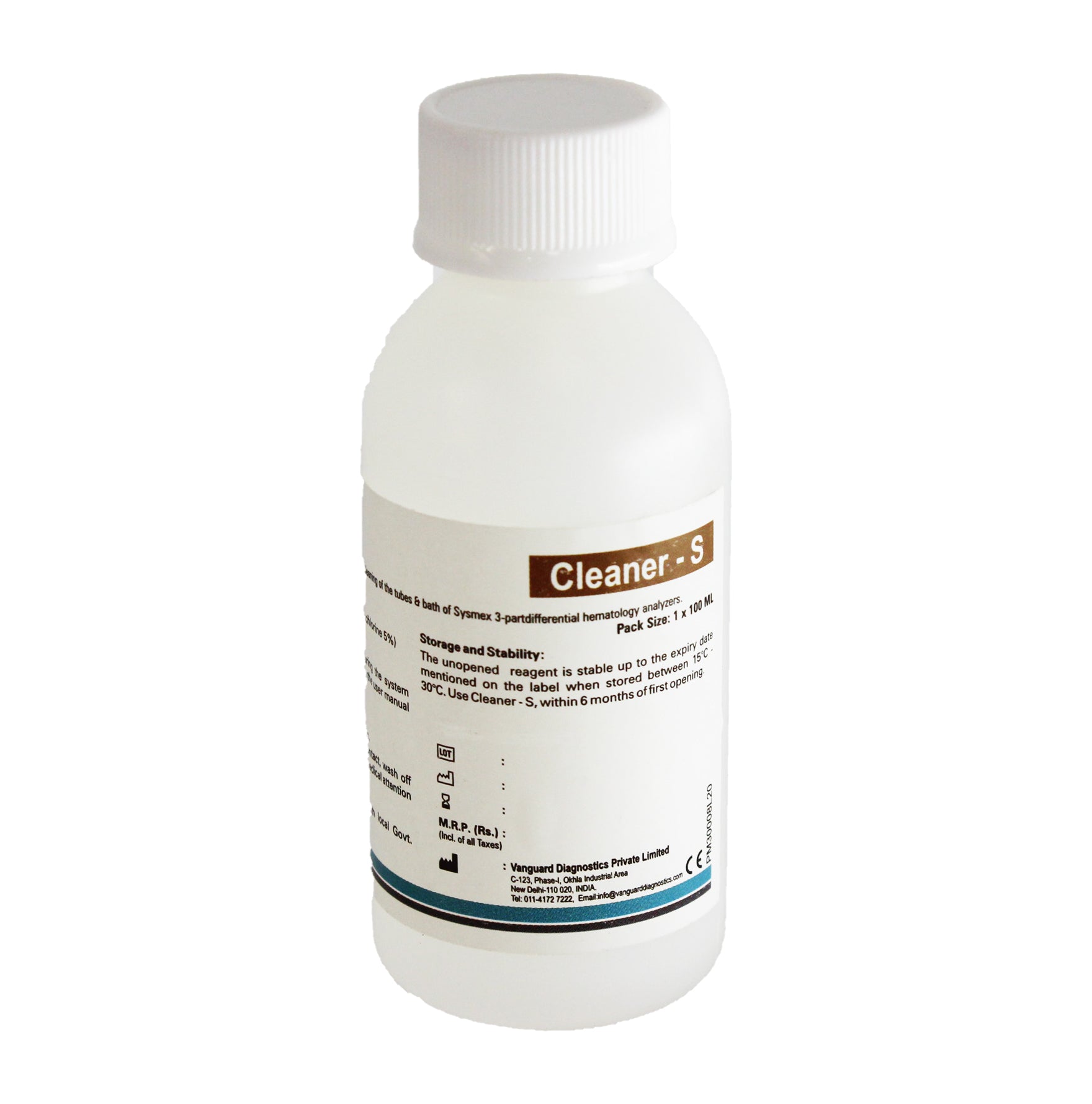 Sysmex Clean Rack Cleaner-S for Sysmex 3 Part Hematology
