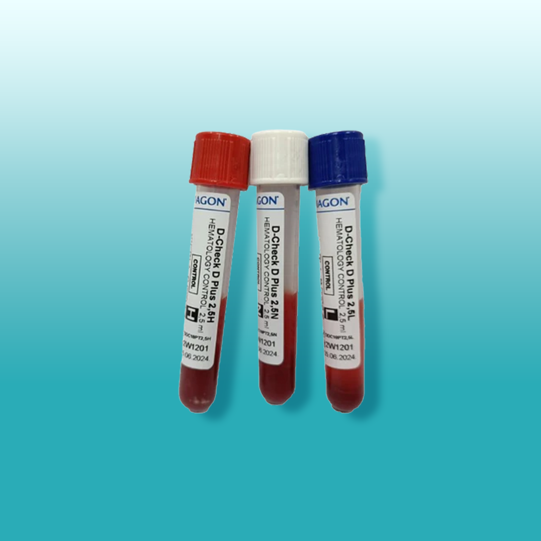 D-Check D Plus – Hematology Control for 3-Part Analysers