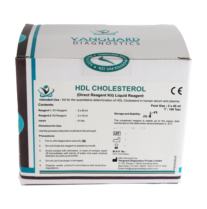 Vanguard HDL Cholesterol Reagents – Phosphotungstate Method for Serum