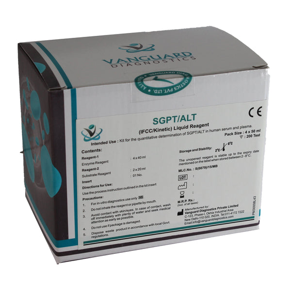 SGPT reagents for ALT testing – Vanguard Diagnostics – Clinical Chemistry Kits